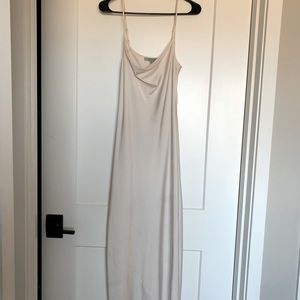 AllSaints Cowl Neck Midi Slip Dress